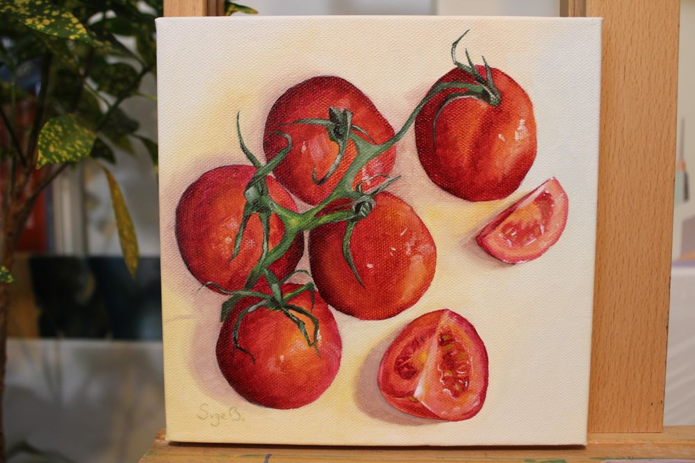 Tomatoes Original Painting 
