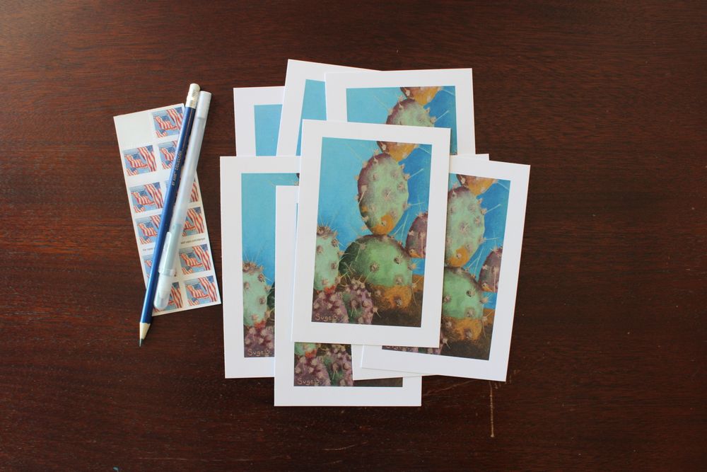 Prickly Pear Postcard Print