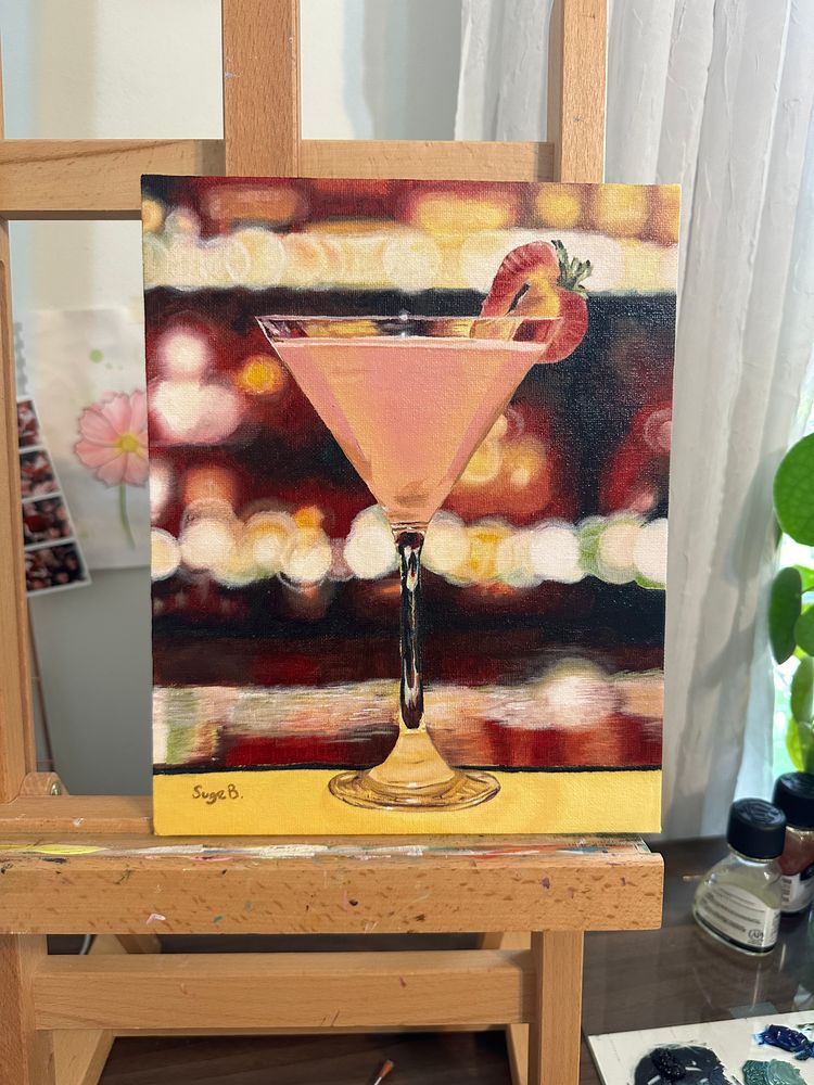 Pink Lady Original Painting